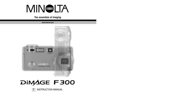 Minolta DiMAGE F300 User manual