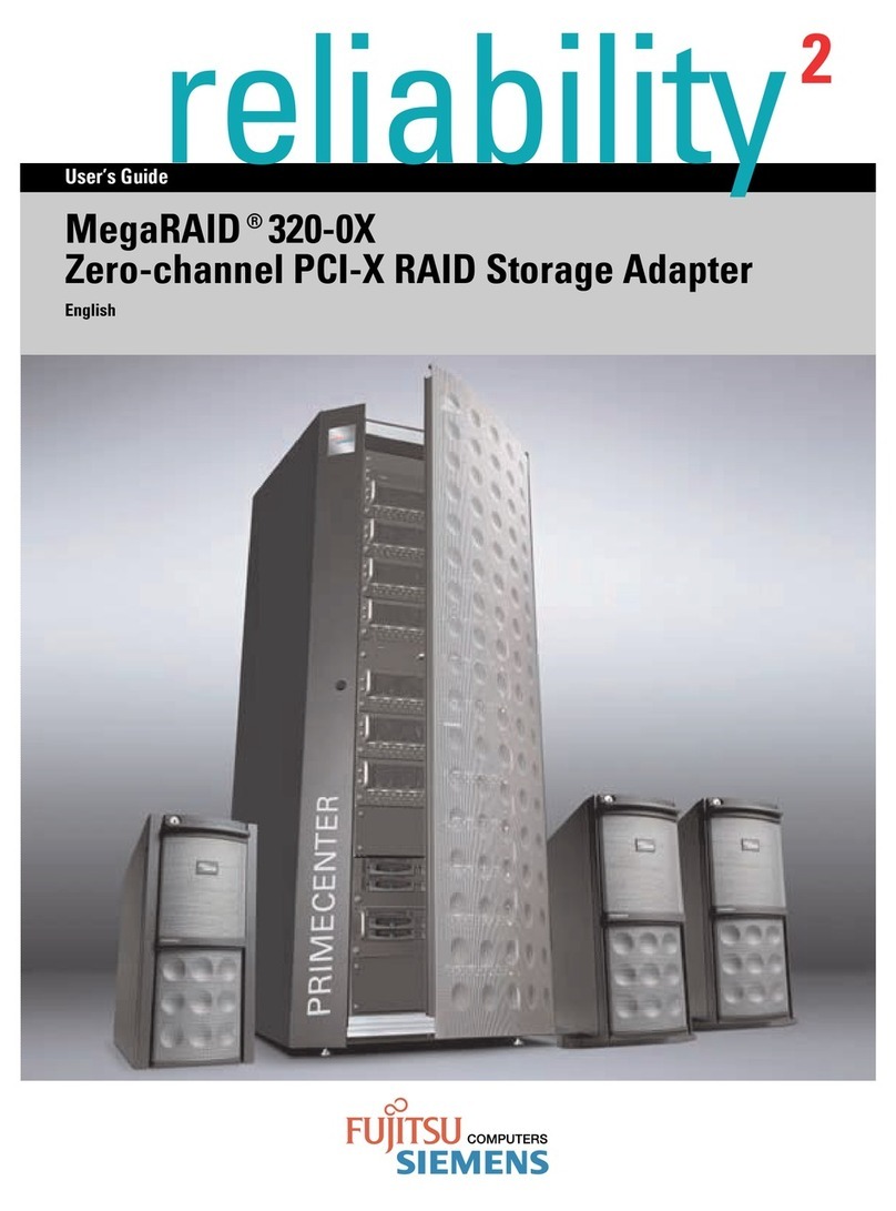 Fujitsu Siemens Computers MagaRAID 320-0X user guide Fujitsu Siemens Computers MagaRAID 320-0X user guide