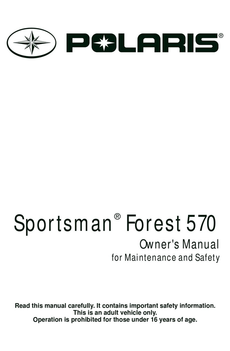 Polaris Sportsman Forest570 User manual