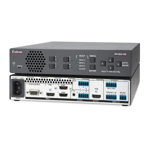 Extron electronics IN1604 DTP User manual
