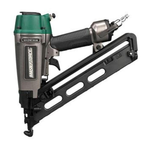MasterForce ANGLED FINISH NAILER Operator's manual