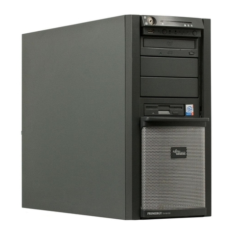 Fujitsu Siemens Computers PRIMERGY TX150 S3 Service supplement