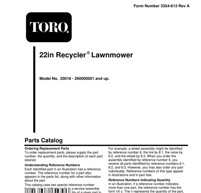 Toro Recycler 20016 user manual