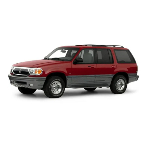 Mercury Mountaineer 2000 User manual