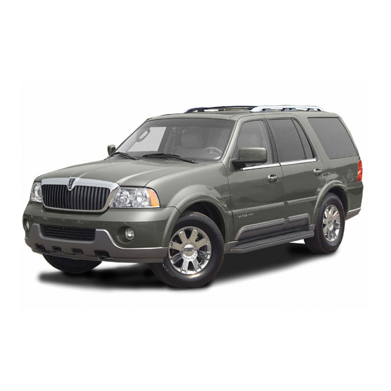 Lincoln Navigator 2004 User manual