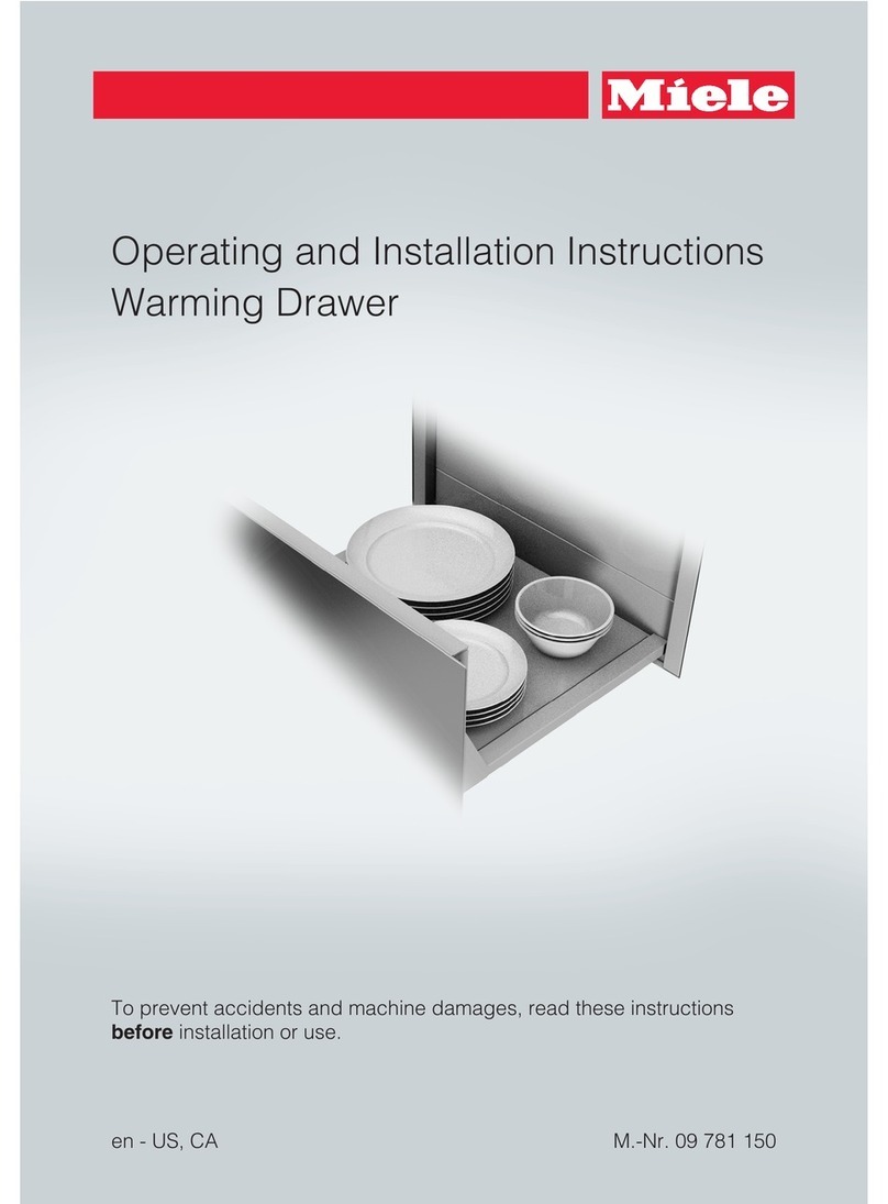 Miele ESW 6214 Operating and installation instructions