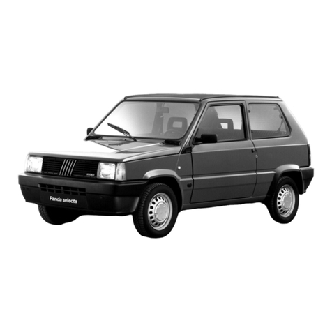Fiat 1986 Panda Van user manual