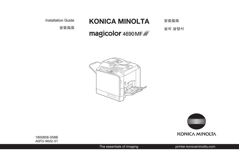 Konica Minolta magicolor 4690MF installation guide Konica Minolta magicolor 4690MF installation guide