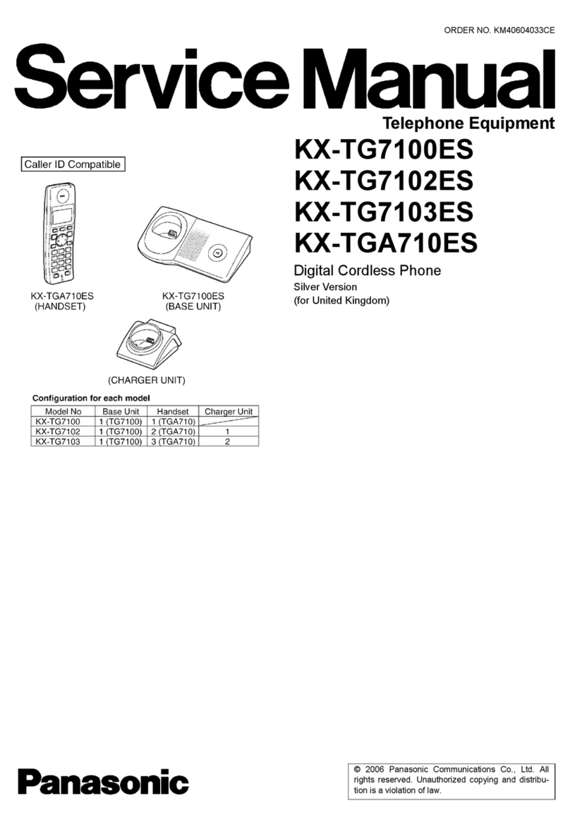 Panasonic KX-TG7100ES User manual