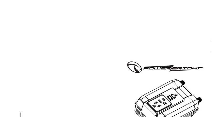 Power Bright XR250 User manual