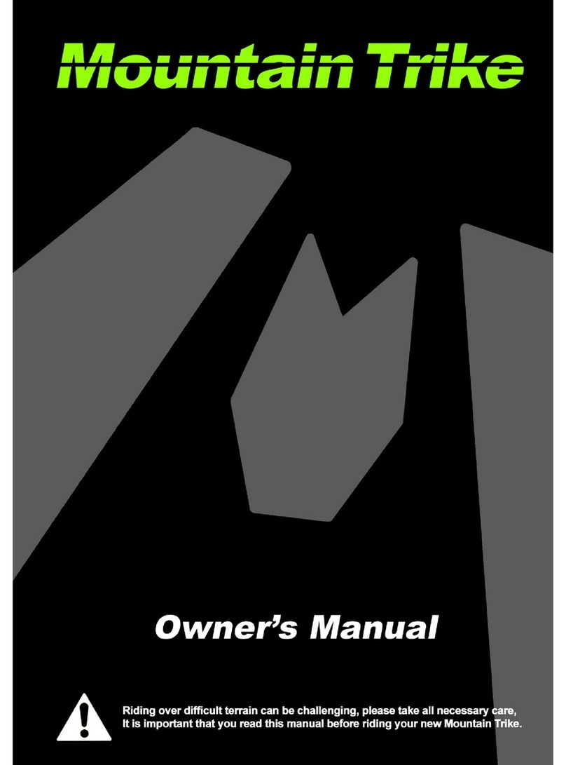 Mountain Trike MT3.001.0001 User manual