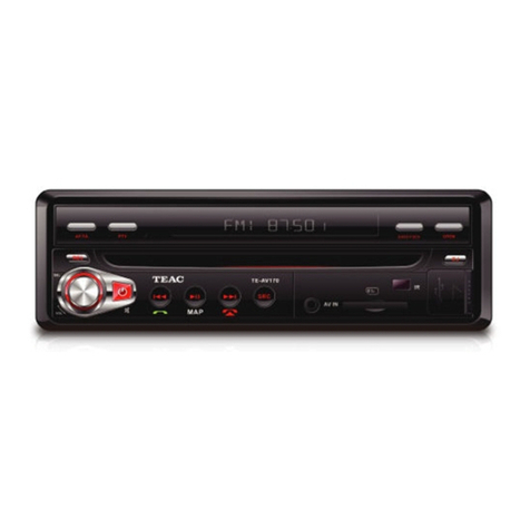 Teac TE-AV170 Installation & connection manual