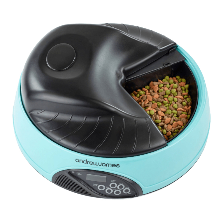 Andrew James 4 Day Automatic Pet Feeder User manual