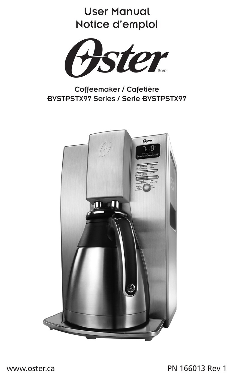 Oster BVSTPSTX97 Series user manual