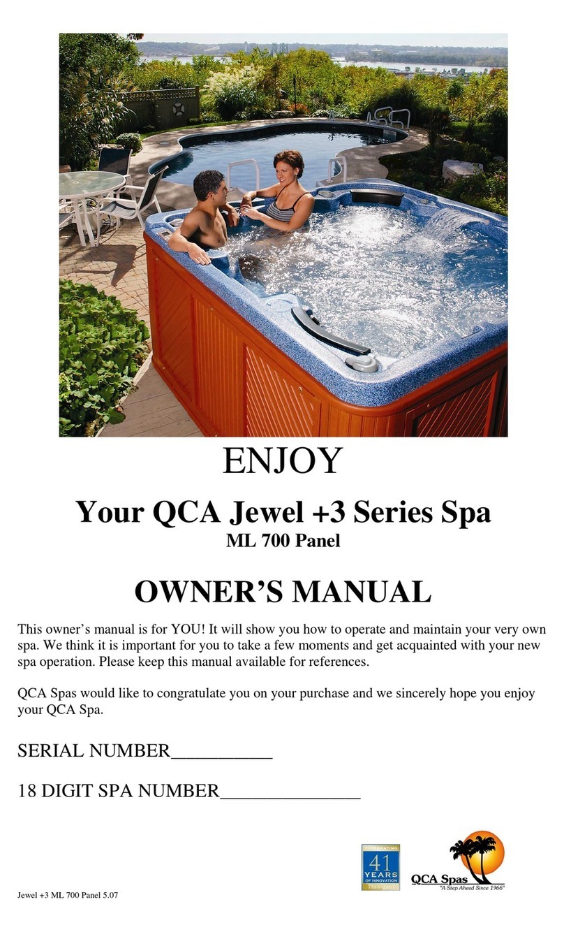 QCA Spa Jewel +3 Series User manual