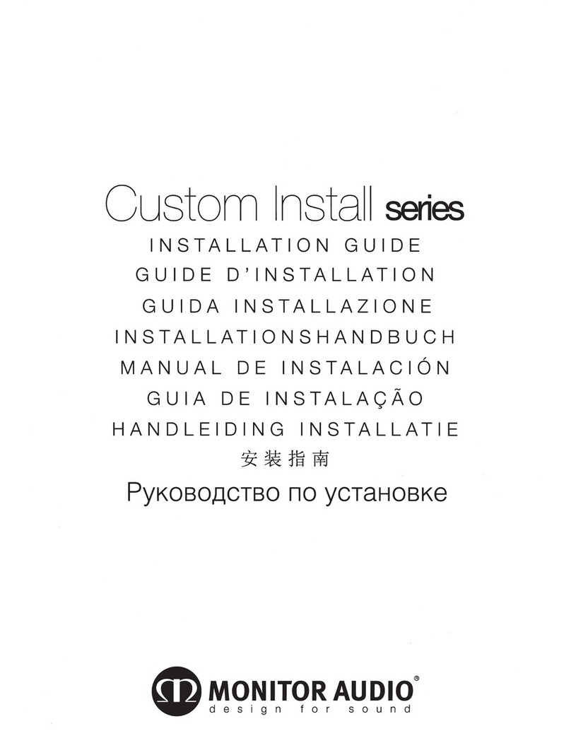 Monitor Audio WT280 User manual