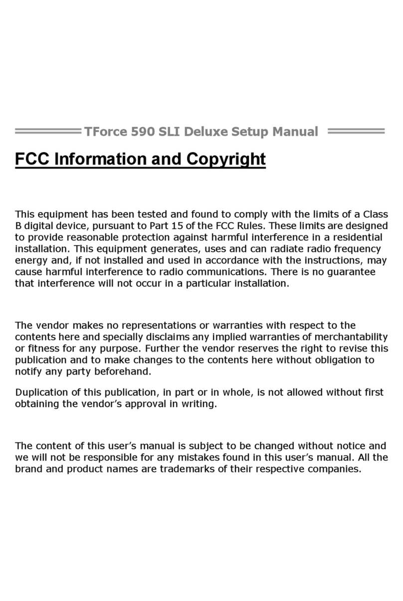Biostar TForce 590 SLI Deluxe User guide