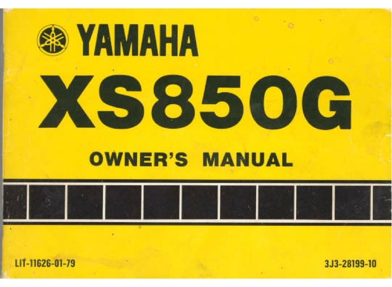 Yamaha XS850G owner's manual
