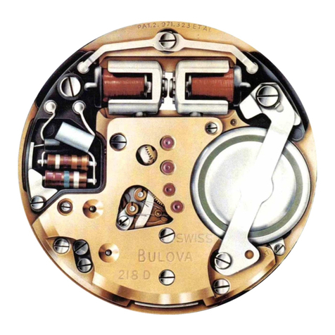 Bulova Series 218 User manual