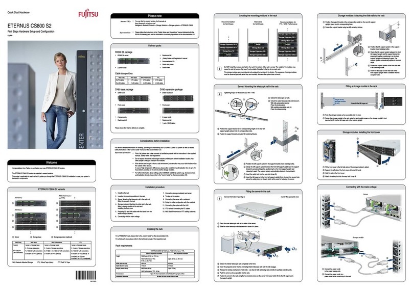 Fujitsu Eternus CS800 S2 User manual
