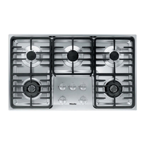 Miele MasterChef KM342 installation instructions