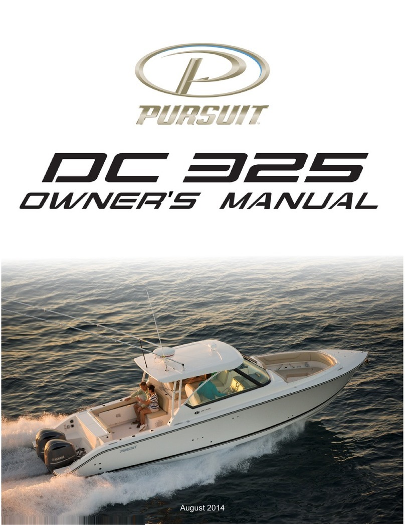 PURSUIT DC 325 owner's manual