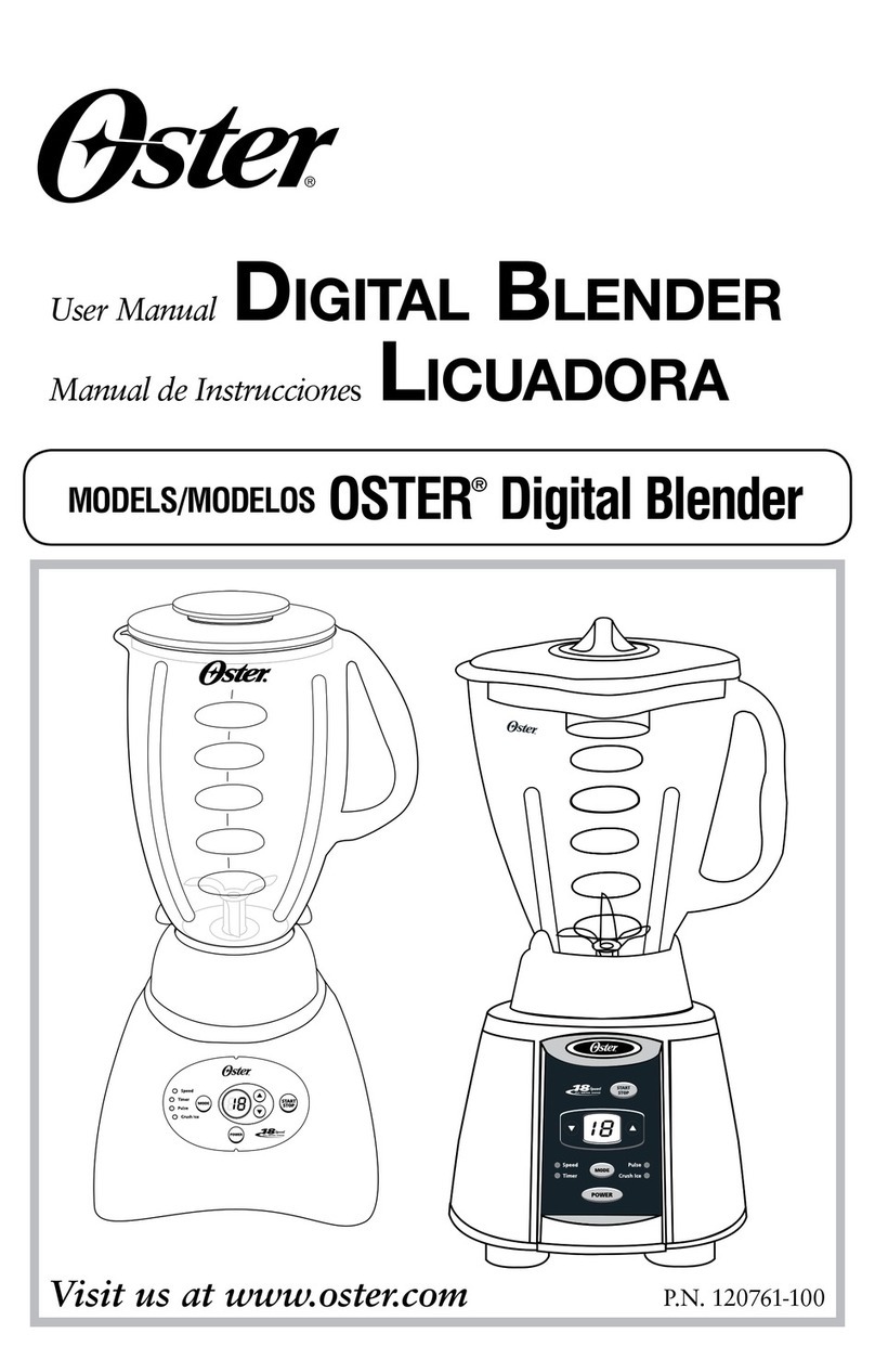 Oster Digital Blender user manual