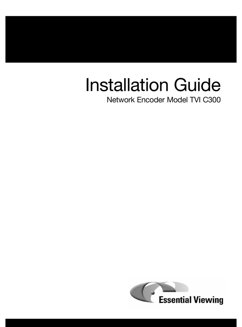 Essential Viewing TVI C300 installation guide