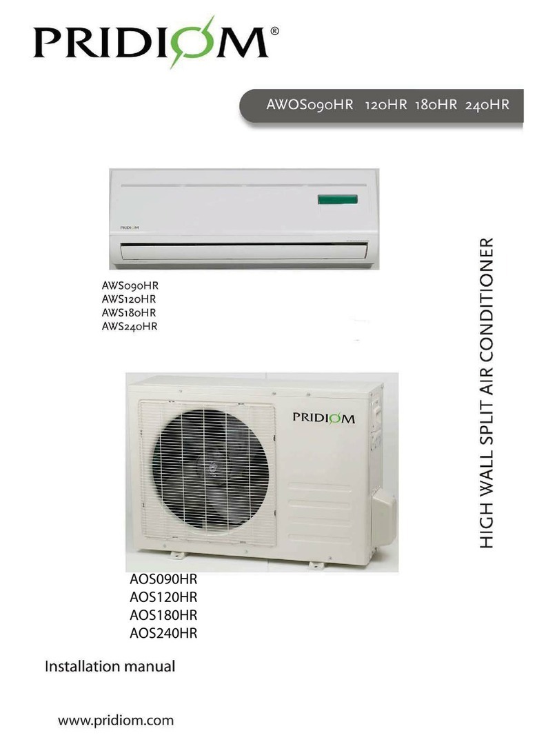 Pridiom AOS090HR User manual