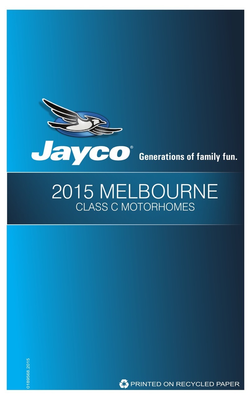Jayco 2015 MELBOURNE user manual