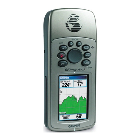 Garmin GPSMAP 76CS User manual