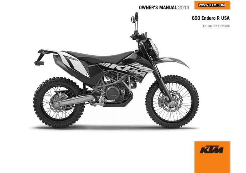 KTM 690 Enduro R USA 2013 User manual