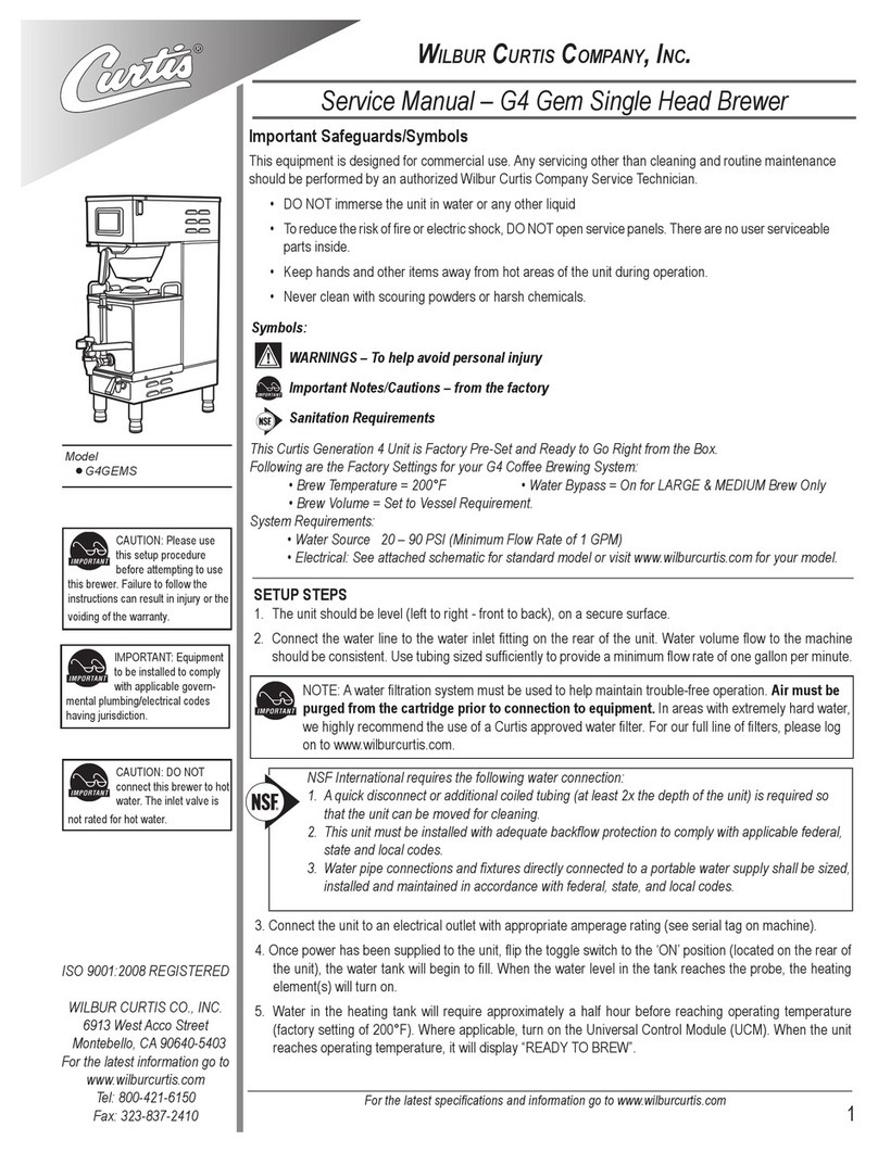 Curtis G4GEMS User manual