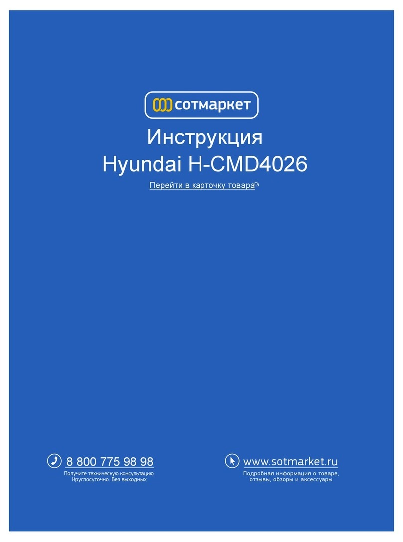 Hyundai H-CMD4026 instruction manual