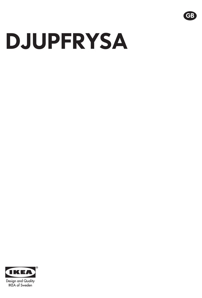 IKEA DJUPFRYSA User manual