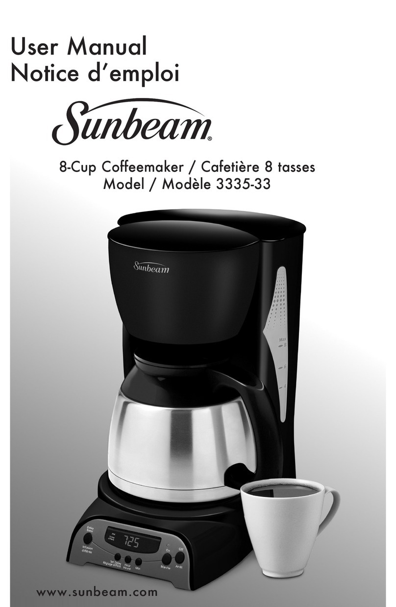 Sunbeam 3335-33 User manual