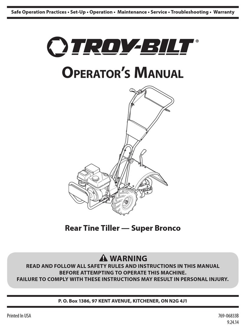 Troy-Bilt Super Bronco User manual
