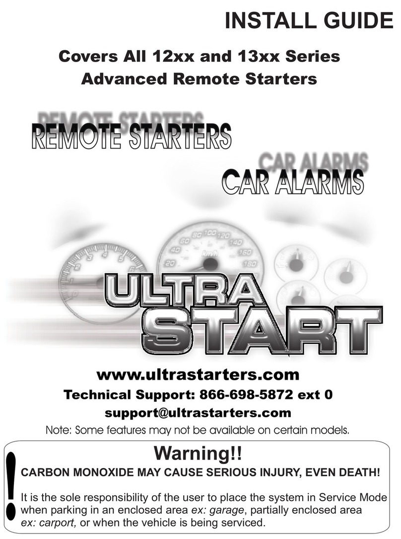 Ultra Start 12xx Series User manual