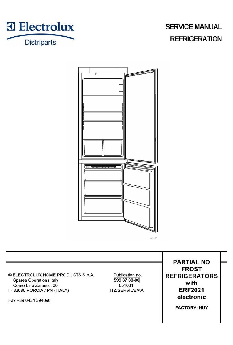 Electrolux FROST REFRIGERATORS with ERF2021 electronic Service manual Electrolux FROST REFRIGERATORS with ERF2021 electronic Service manual