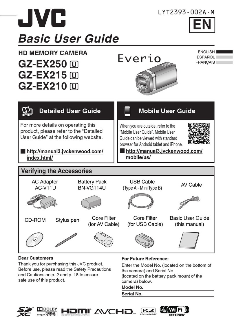 JVC GZ-EX210 Everio user guide