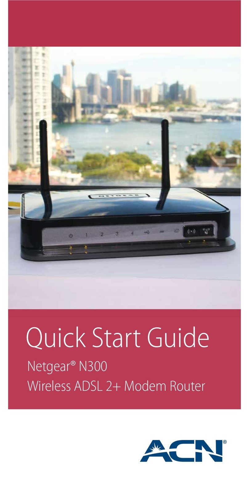 ACN Netgear N300 quick start guide