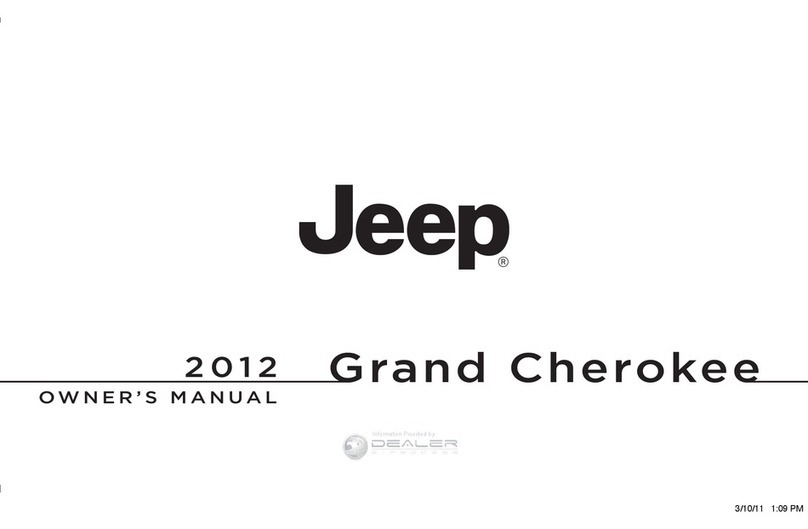 Jeep Grand Cherokee 2012 owner's manual