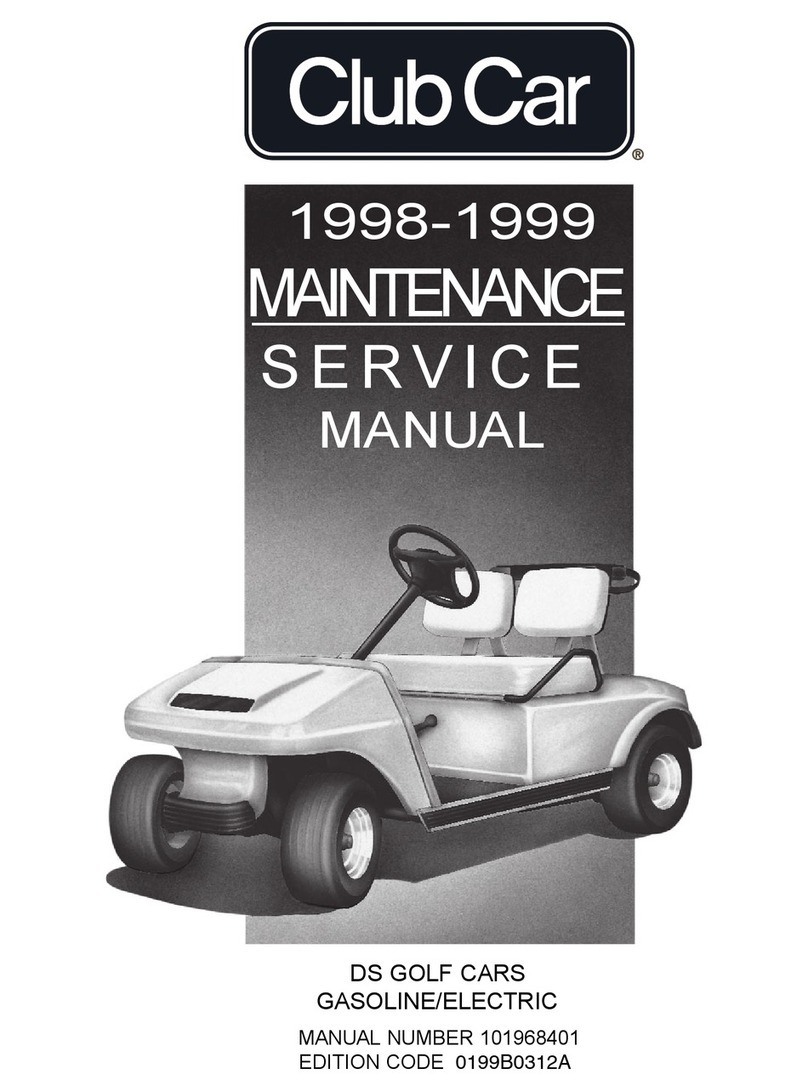 Club Car 1998 DS Maintenance service manual