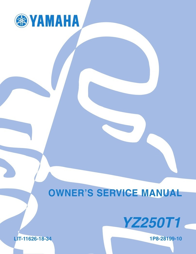 Yamaha YZ250T1 Owner's service manual
