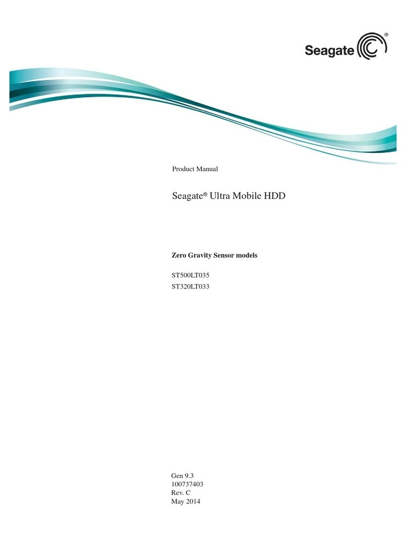 Seagate ST500LT035 User manual Seagate ST500LT035 User manual
