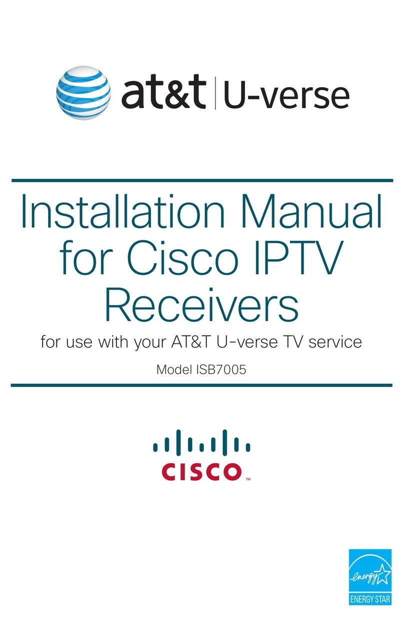 Cisco AT&T U-verse ISB7005 User manual