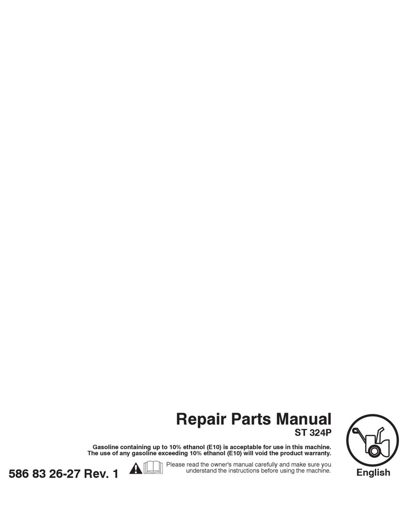 Husqvarna ST 324P Repair parts manual