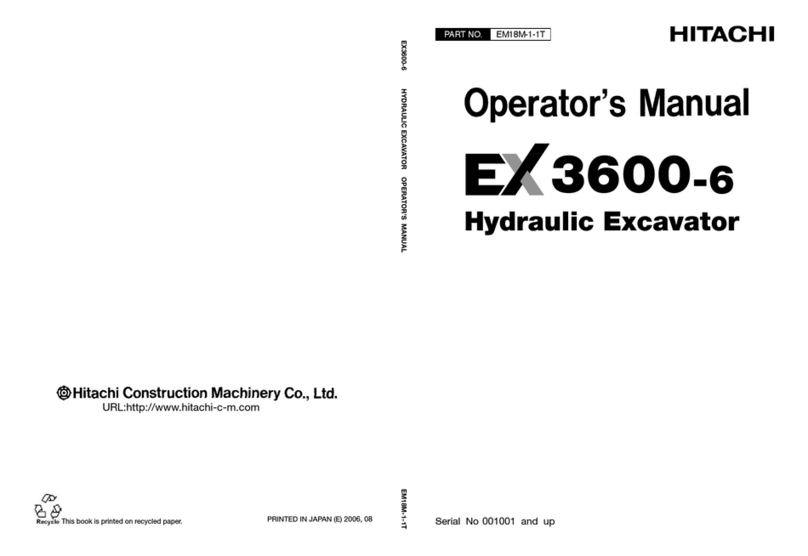 Hitachi EX 3600-6 User manual