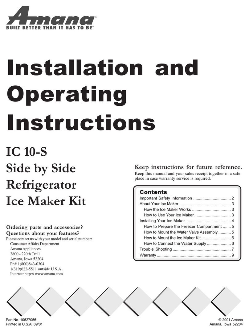 Amana IC10-S and User manual