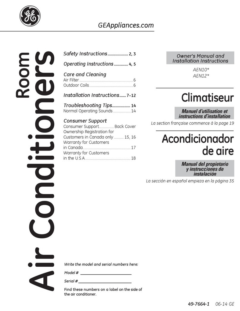 GE AEN10 Series Operating instructions